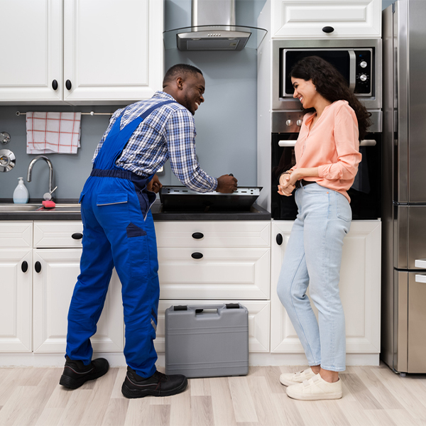 can you provide an estimate for cooktop repair before beginning any work in Fallston